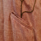 Peach Floral Linen One Piece