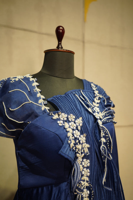 Azure Designer Gown