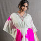 Ivory Bloom Shibori Kaftan