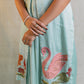 Mint Bloom Peplum Set