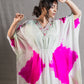 Ivory Bloom Shibori Kaftan