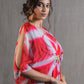 Ruby Organza Shibori Kaftan