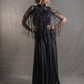 Midnight Fringe Gown