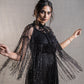 Midnight Fringe Gown