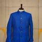 Royal Blue Tussar Heritage Jacket