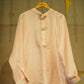 Blush Pink Raw Silk Kurta