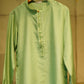 Mint Green Pure Silk Kurta