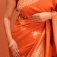 Kesari Moonga Silk Saree
