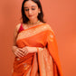 Kesari Moonga Silk Saree