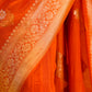 Kesari Moonga Silk Saree