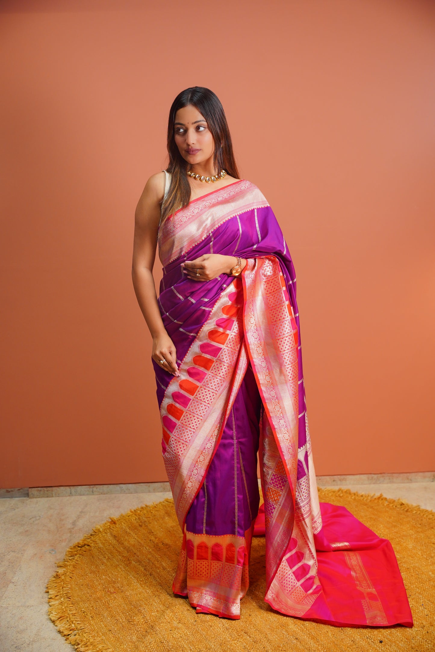 Rajvani Rangkat Banarasi Saree
