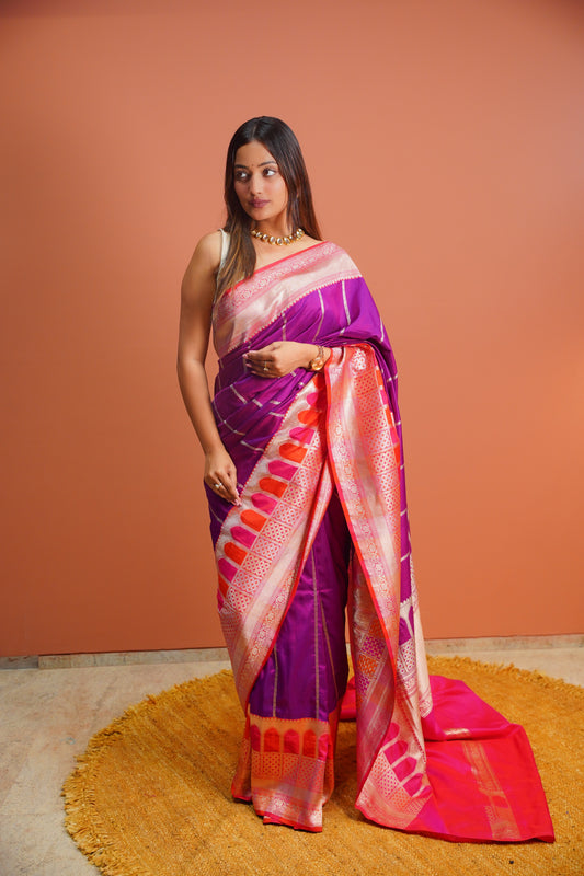 Rajvani Rangkat Banarasi Saree