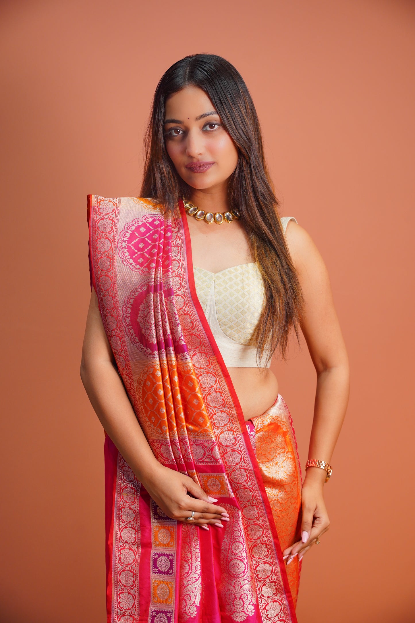 Noor Rangkat Banarasi Saree