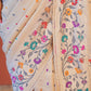Gulbahar Ivory Floral Saree