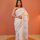 Gulbahar Ivory Floral Saree
