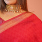 Laalima Classic Red Saree