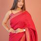 Laalima Classic Red Saree