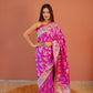 Fuchsia Meher Floral Saree