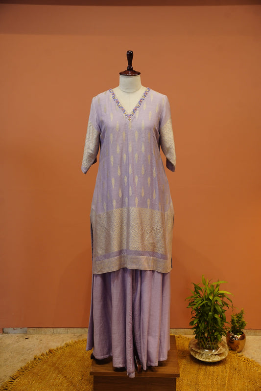 Lavender Sharara set
