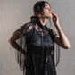 Midnight Fringe Gown